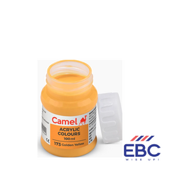 CAMEL ACRYLIC COLOURS MULTI-SURFACE - 173 GOLDEN YELLOW 100ML